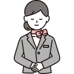 Bowing Wedding Planner Female SVG Icon